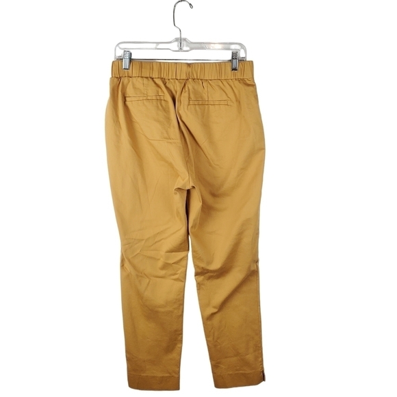 Wonderly Pull on Ankle Pants‎ Womens 8 Ginger Gold Yellow New Elastic Waist - Picture 2 of 11